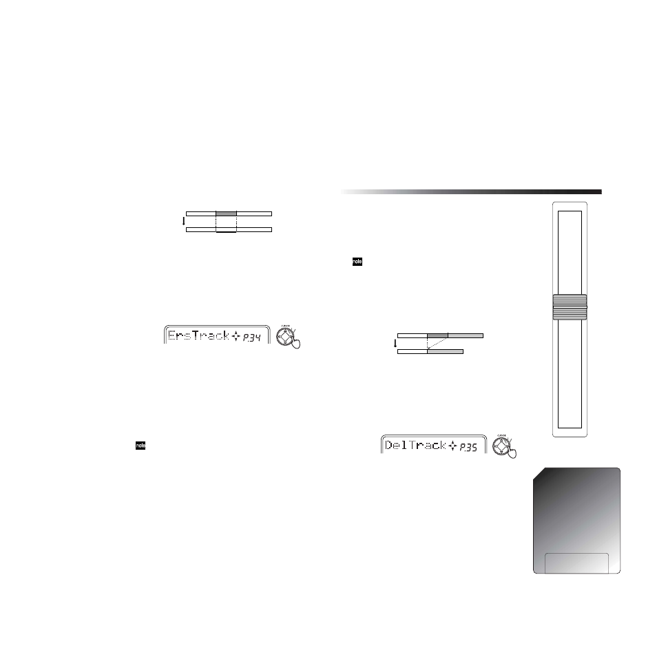 Delete track – deleting a track, Operation | KORG PXR4 User Manual | Page 49 / 99