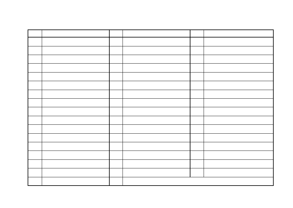Preset-program list | KORG PX3B User Manual | Page 39 / 100
