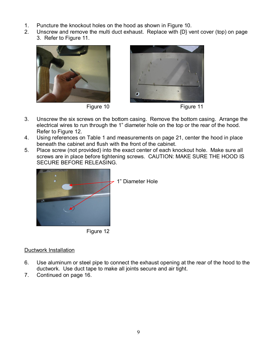 Kobe Range Hoods CH7942SQ User Manual | Page 11 / 33