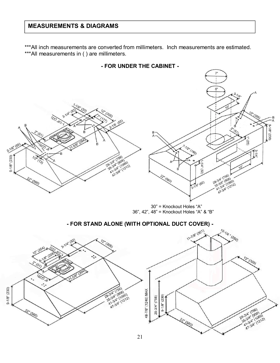 Kobe Range Hoods CH7942SQ User Manual | Page 23 / 33