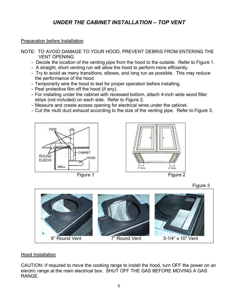 Kobe Range Hoods CH7942SQ User Manual | Page 8 / 33