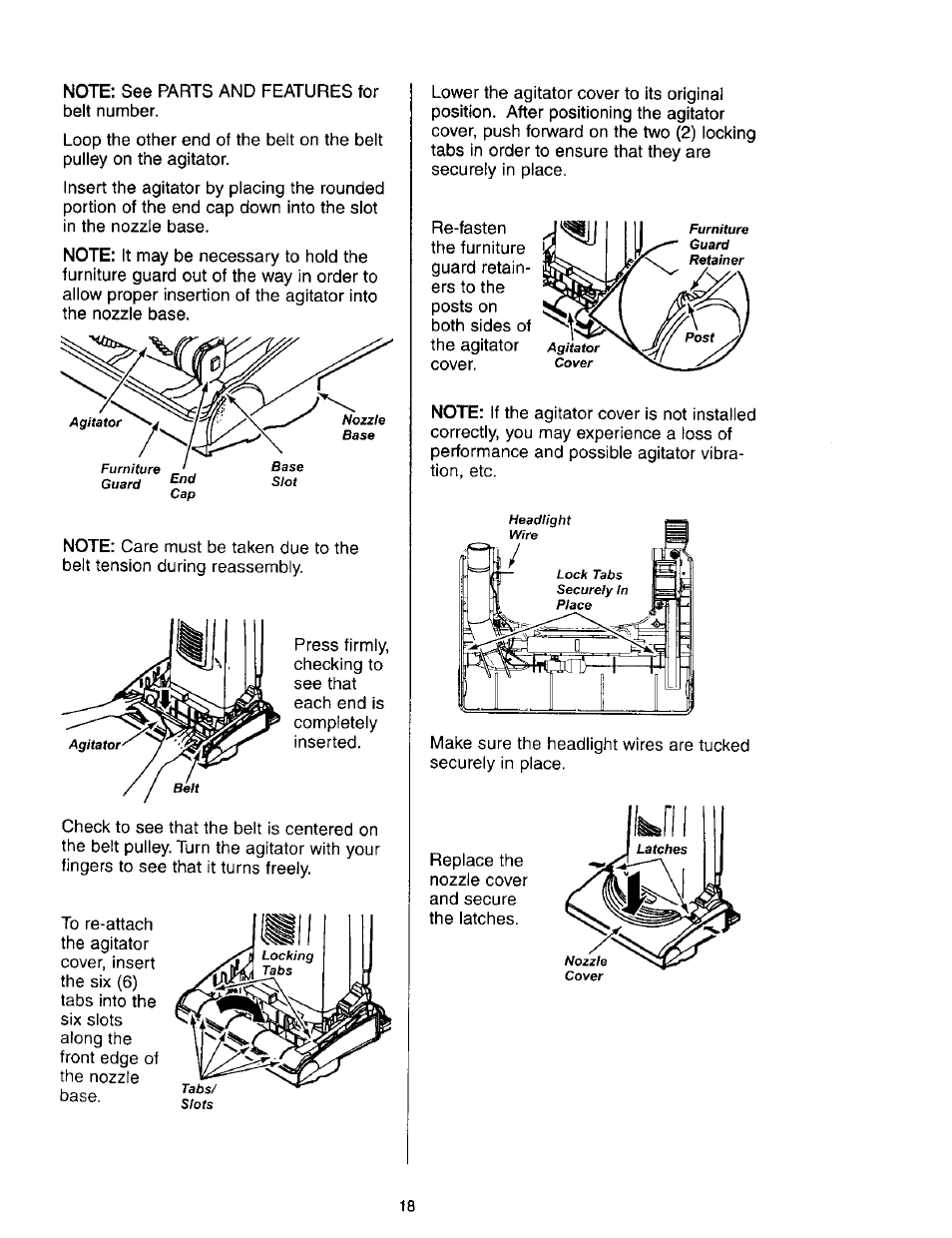 Kenmore 631 User Manual | Page 18 / 44
