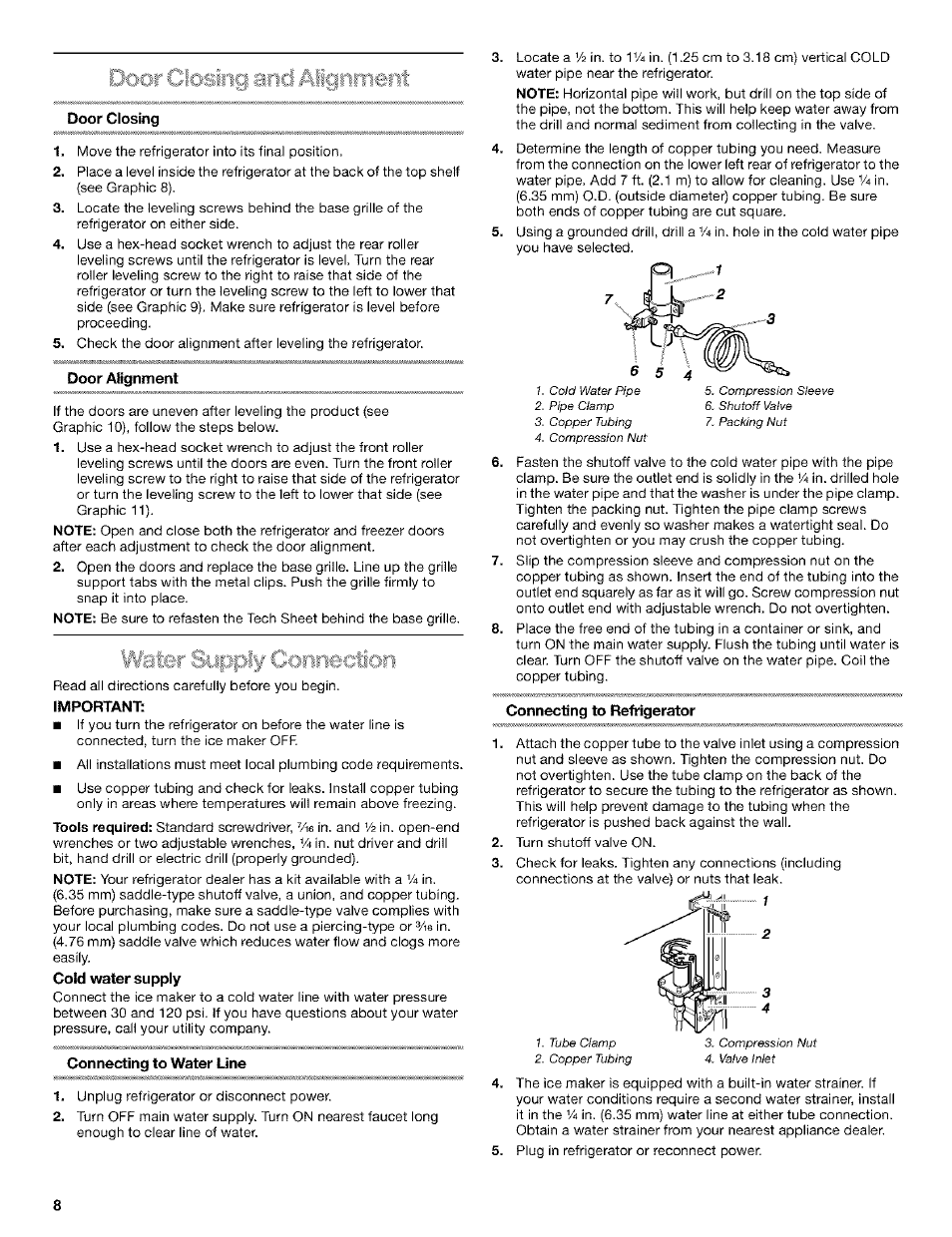 Door | Kenmore 10653272301 User Manual | Page 8 / 25