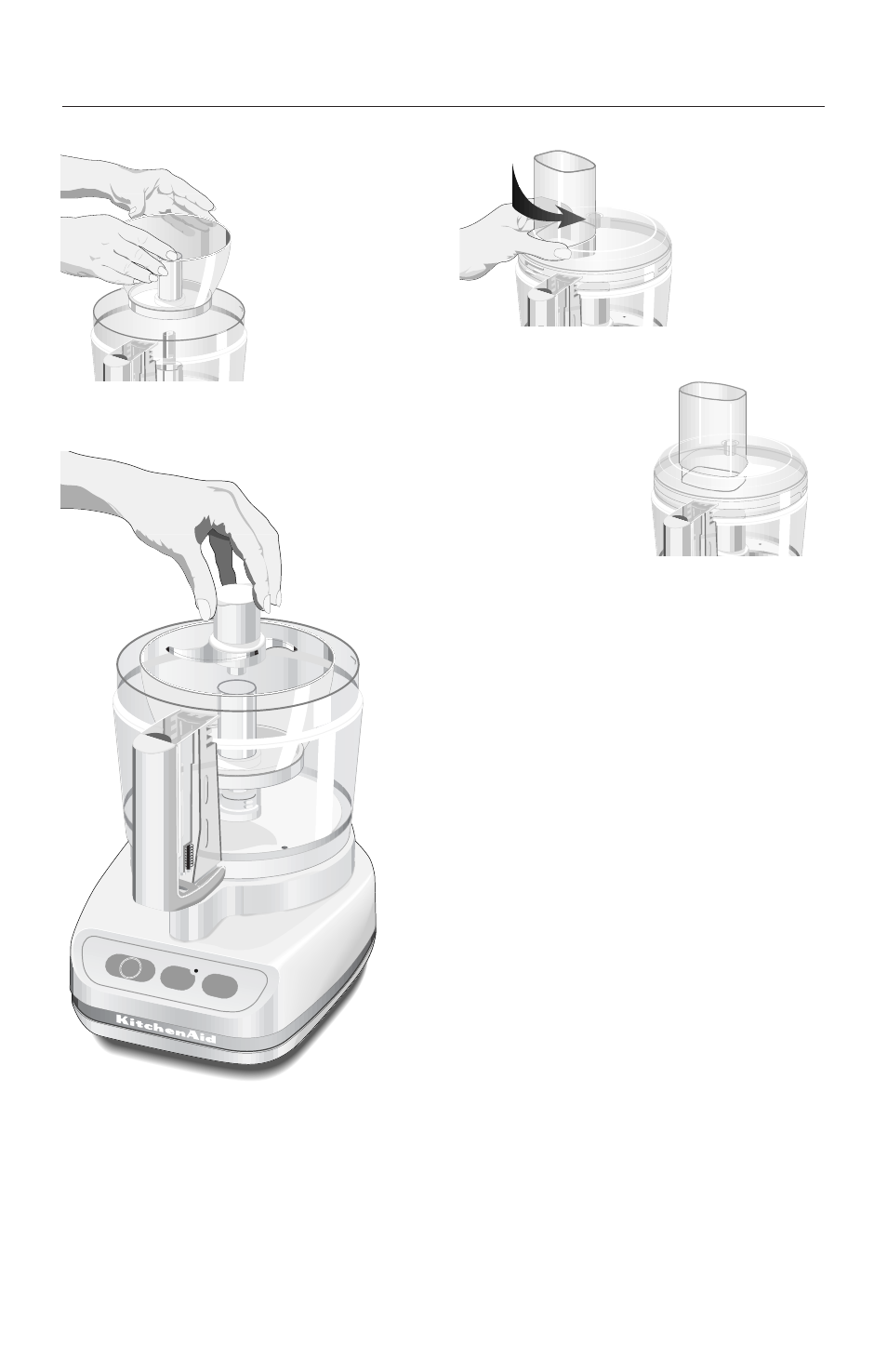 Assembling your food processor | Kenmore KFPM650 User Manual | Page 12 / 80