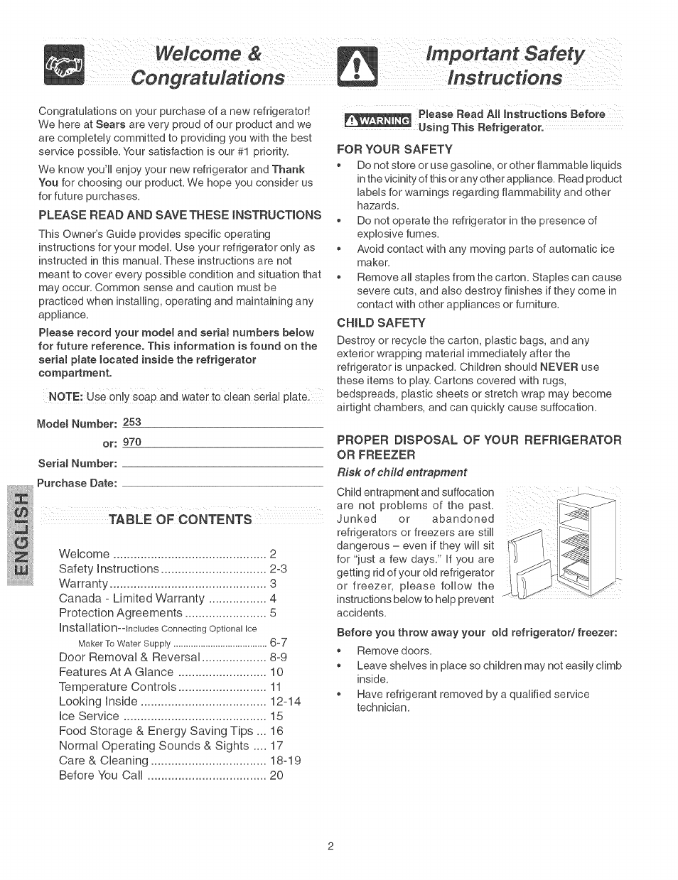 Ggngmtumtlm'.s | Kenmore 25374184403 User Manual | Page 2 / 20