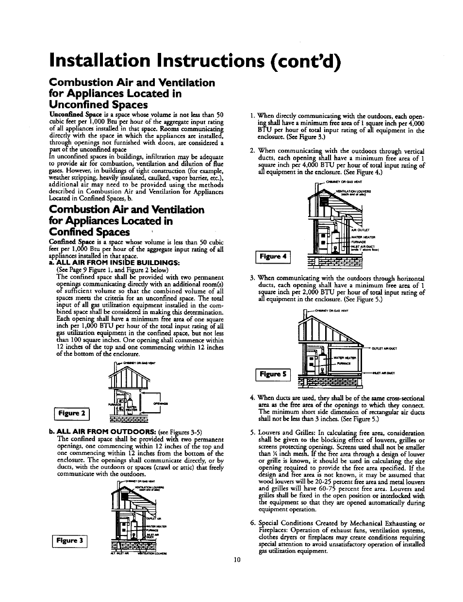 Installation instructions (cont'd) | Kenmore 153.337213 User Manual | Page 10 / 36