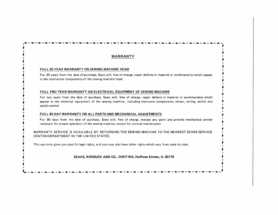 Kenmore 385.115518 User Manual | Page 47 / 48