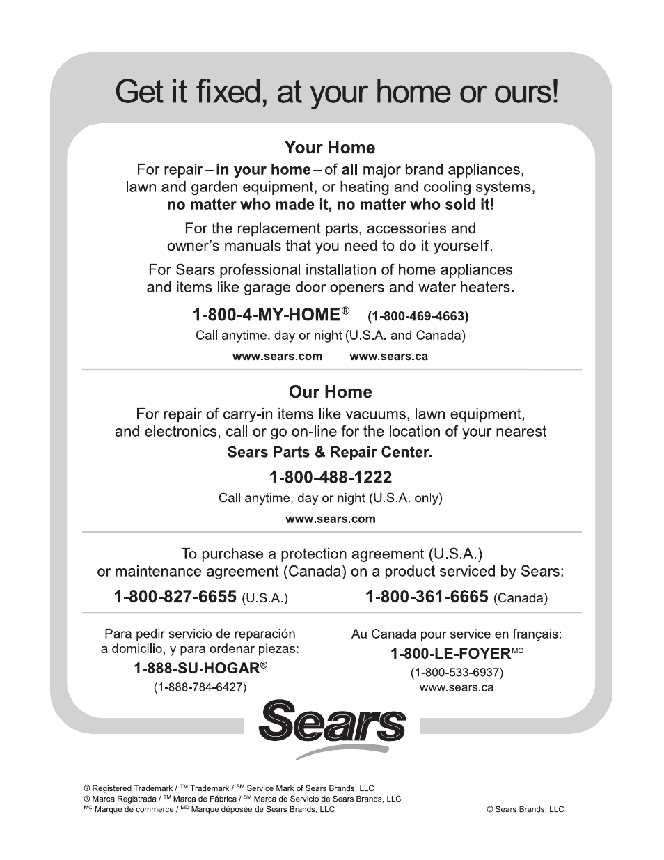 Kenmore 790.9104 User Manual | Page 16 / 16