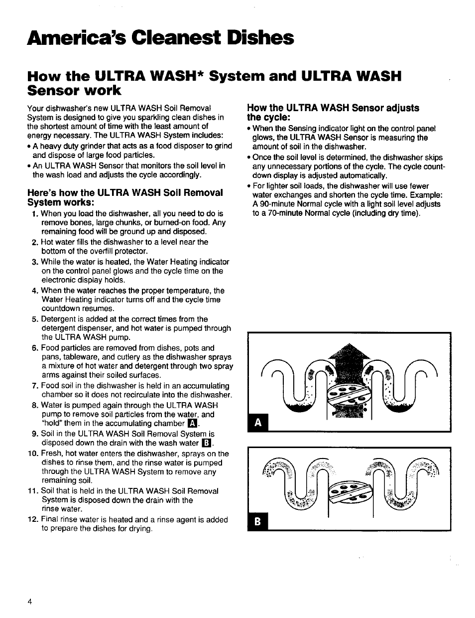 America’s cleanest dishes | Kenmore ULTRA WASH 15838 User Manual | Page 5 / 26