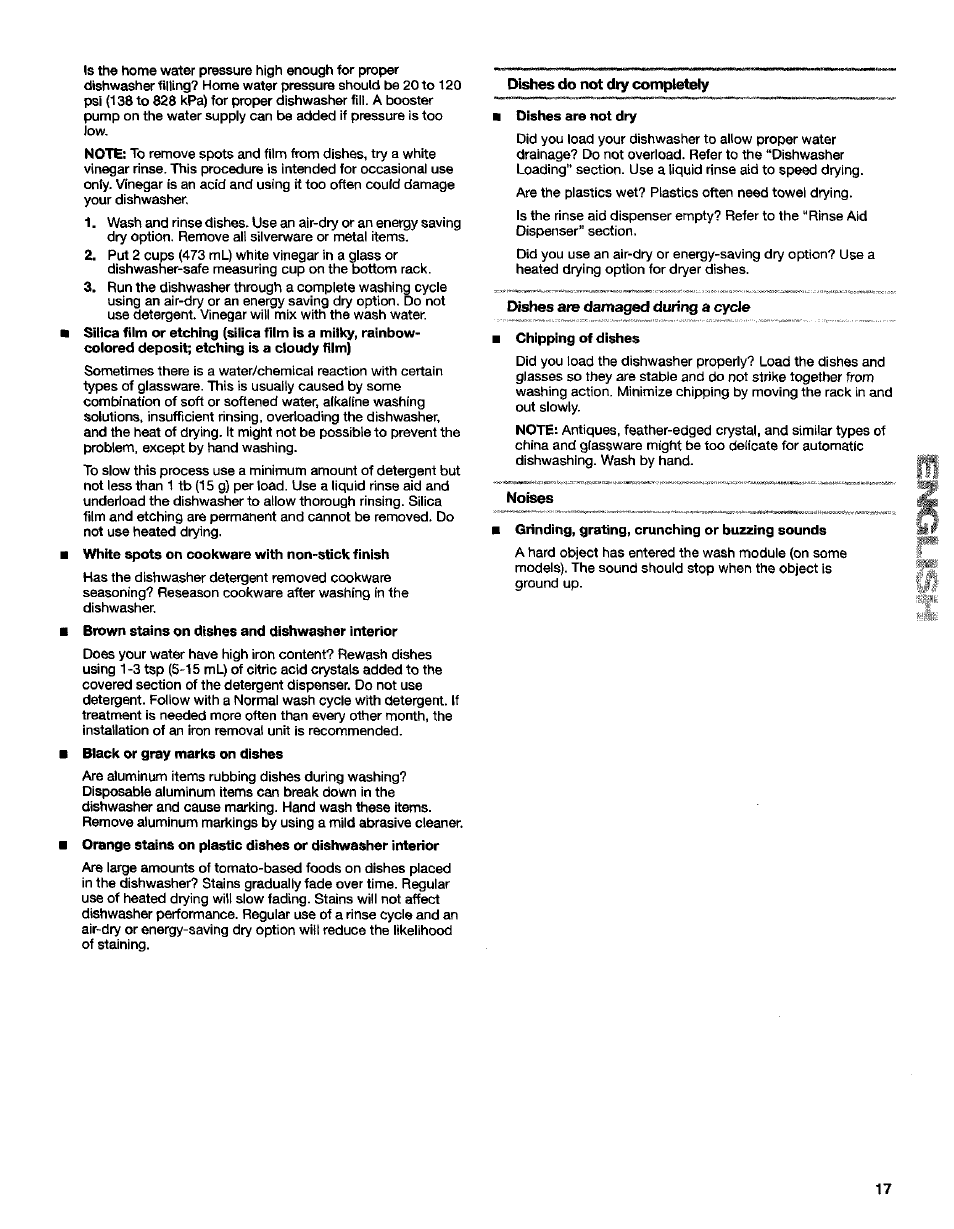 Kenmore Ultra Wash 3384413A User Manual | Page 17 / 18