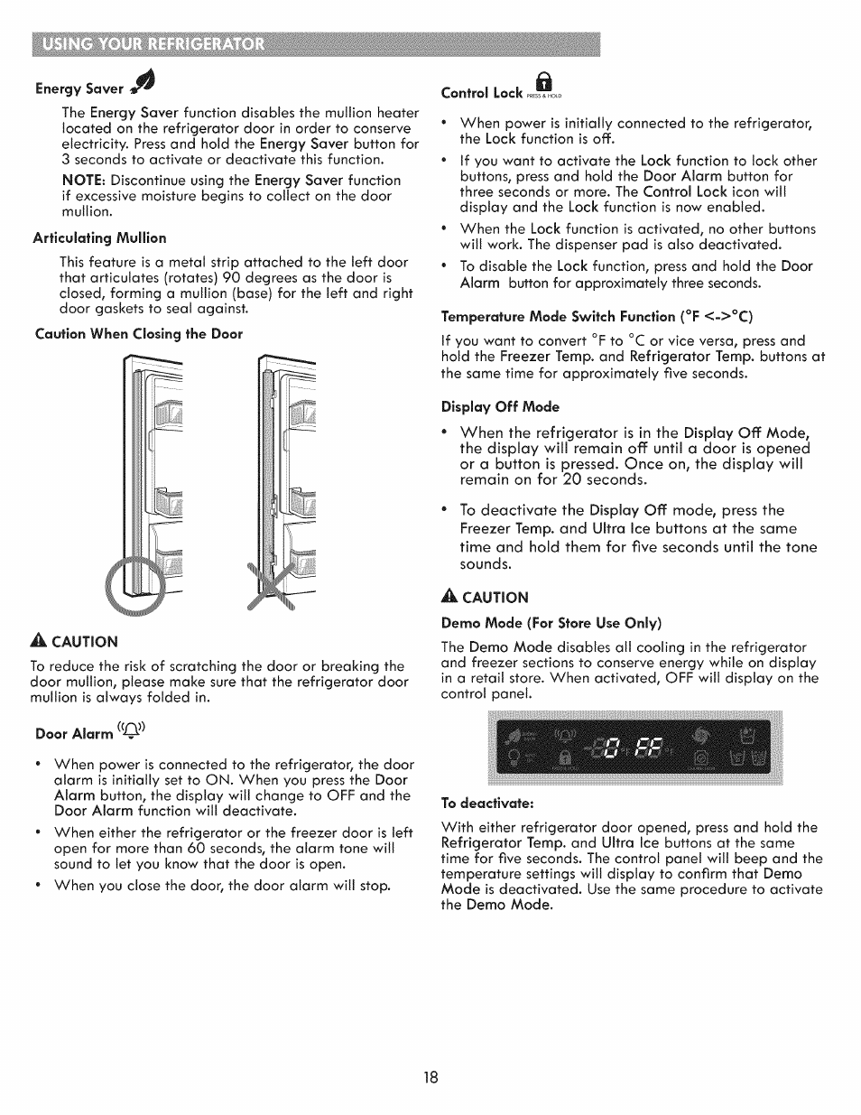 Kenmore ELITE 795.7103 User Manual | Page 18 / 44