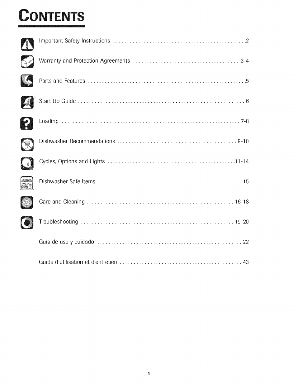 Kenmore 465.1333 User Manual | Page 2 / 22