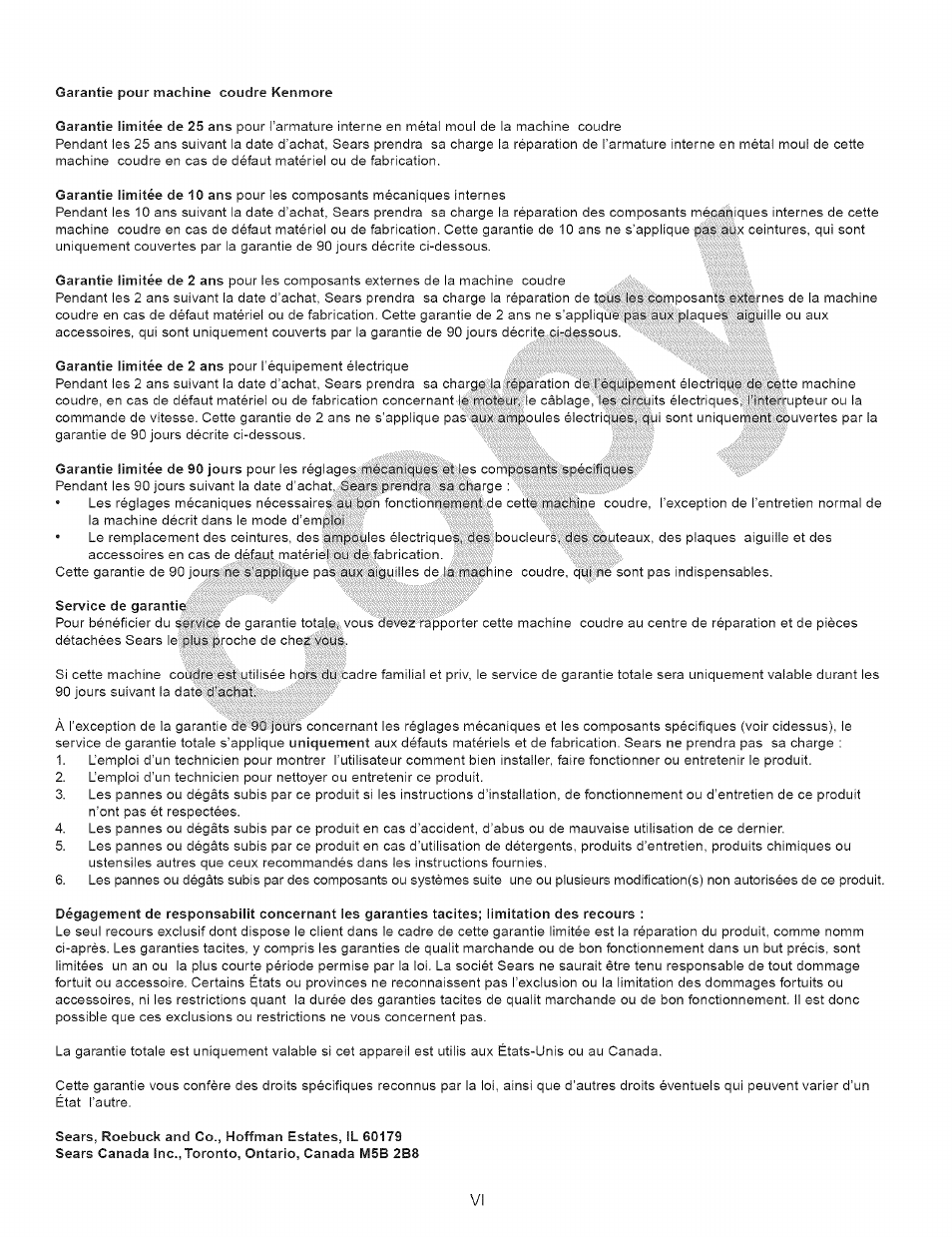Kenmore 15343 User Manual | Page 7 / 67