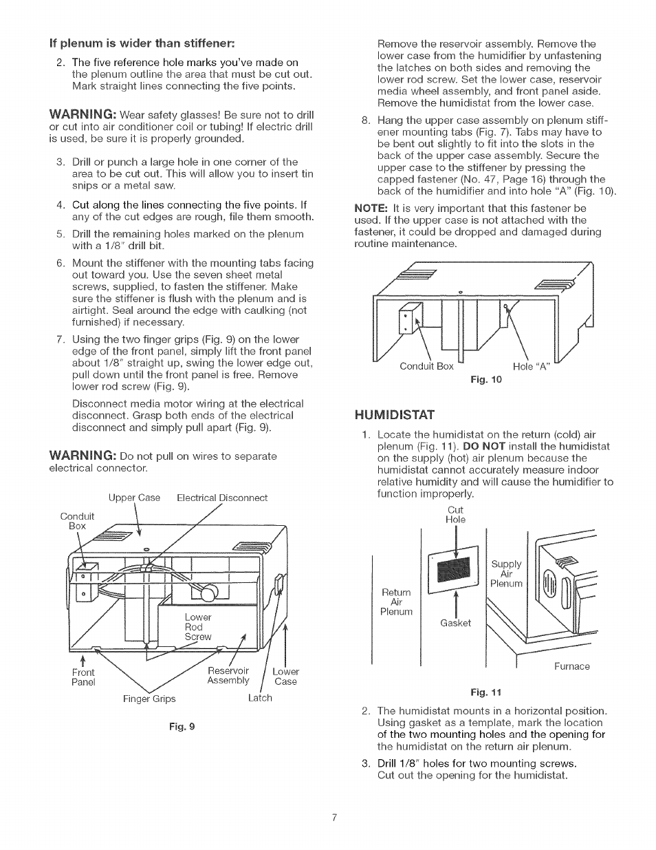 Kenmore CENTRAL HUMIDIFIER 303.9380612 User Manual | Page 7 / 18