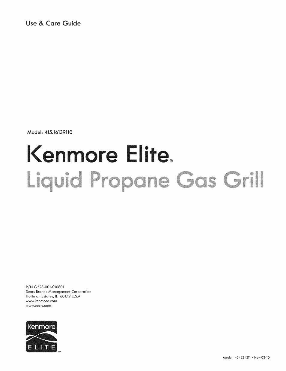 Kenmore 415.1613911 User Manual | 24 pages