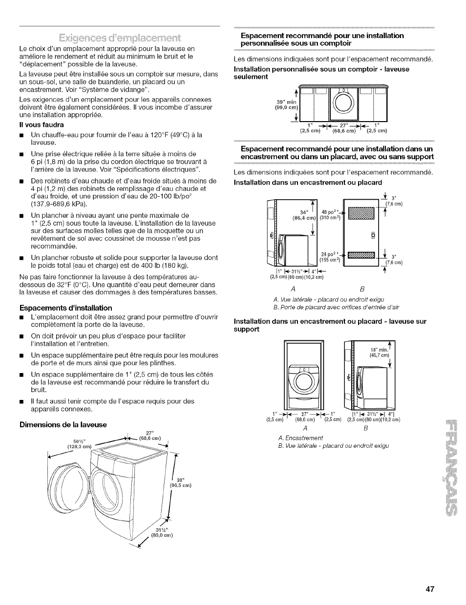Kenmore 110.4597 User Manual | Page 47 / 64