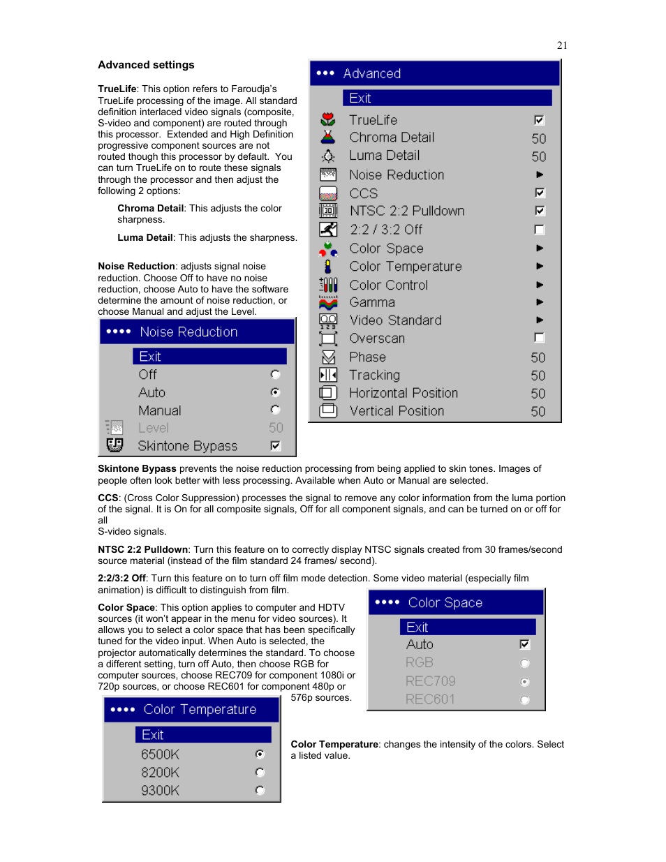 Knoll Systems HD272 User Manual | Page 21 / 34
