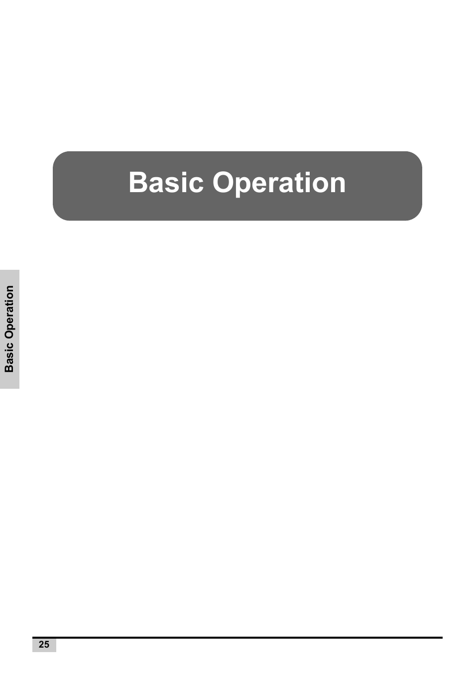 Basic operation | Knoll Systems Front Projector 1080p DLP User Manual | Page 26 / 68