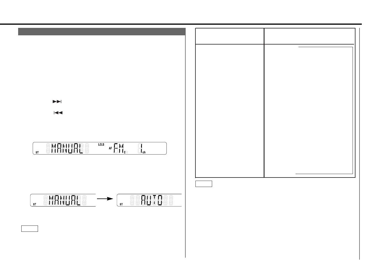 Menu system | Kenwood KRC-21R User Manual | Page 9 / 30