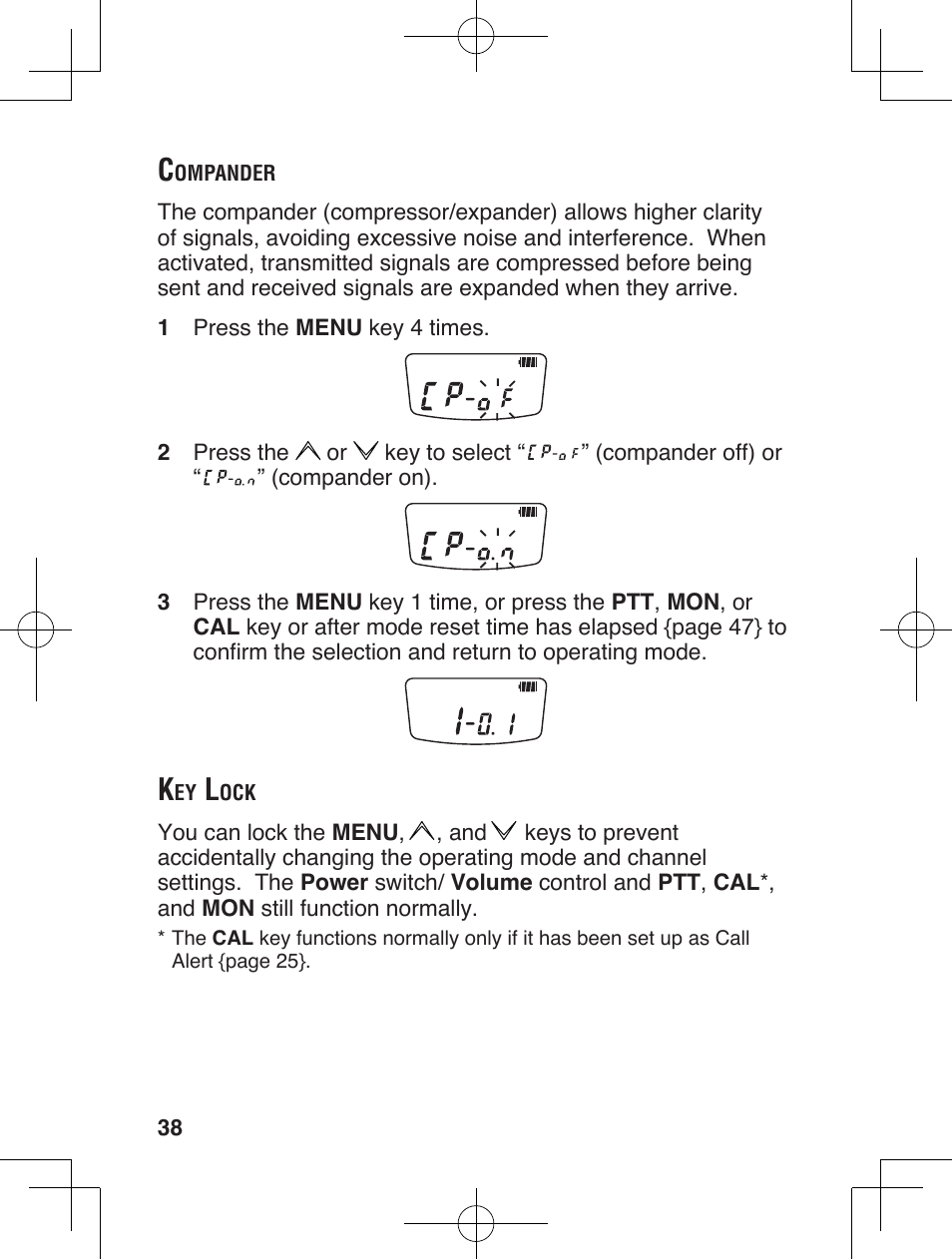 Kenwood ProTalkXLS TK-3230 User Manual | Page 47 / 66