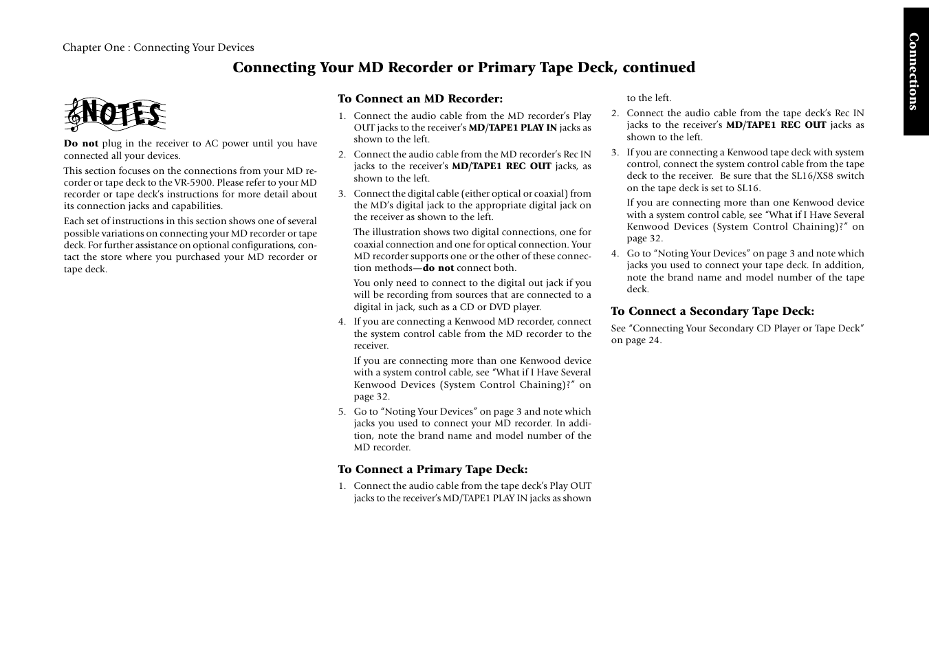 Kenwood Sovereign VR-5900 User Manual | Page 29 / 66