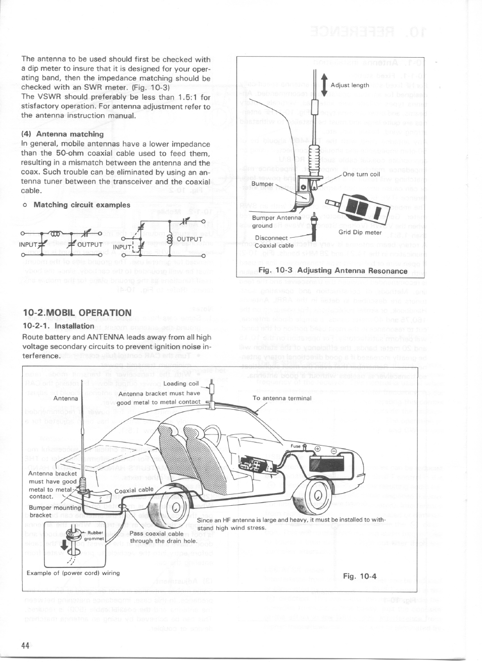2.mobil operation, 2. mobile operation | Kenwood TS-440S User Manual | Page 53 / 57