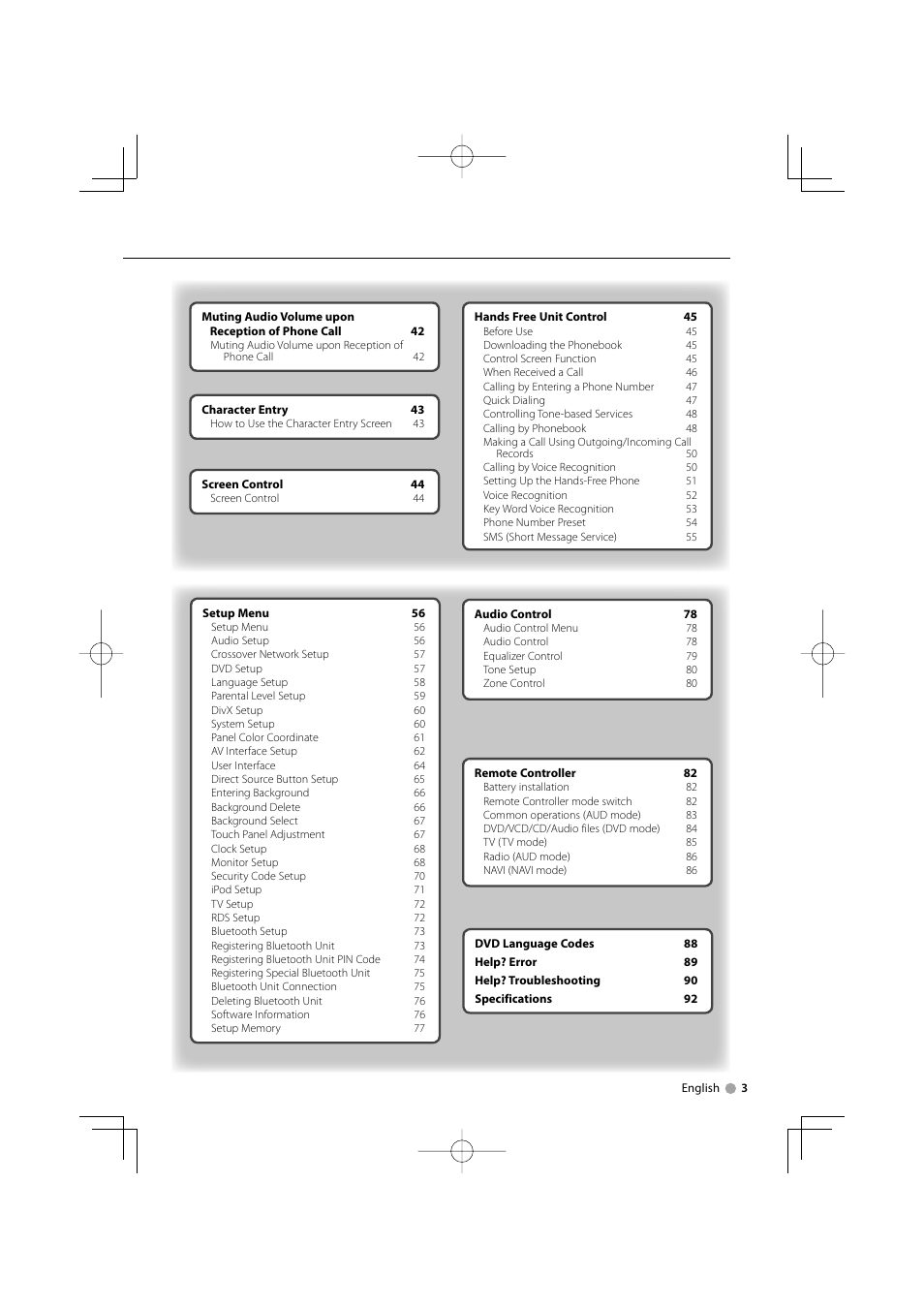 Kenwood DDX5022Y User Manual | Page 3 / 96