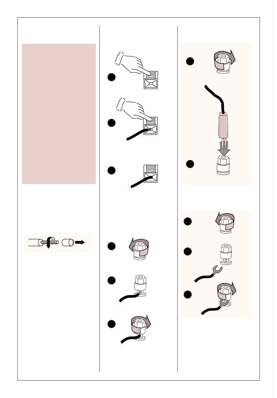 Connecting speaker wire | Kenwood KVS-60 User Manual | Page 4 / 6