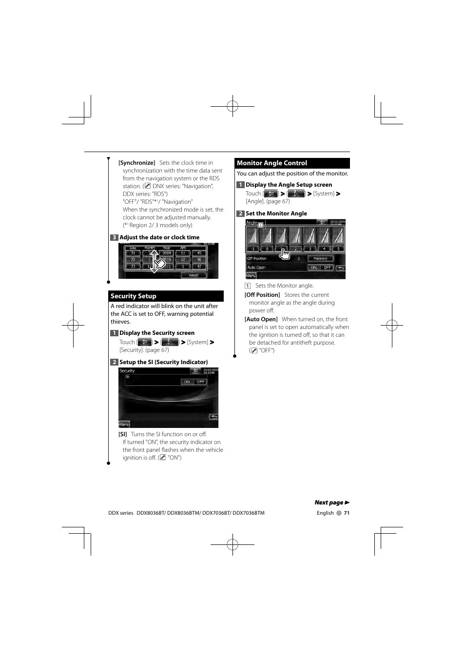 Kenwood DNX7360BTM User Manual | Page 71 / 112