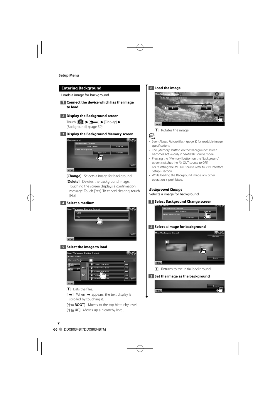 Kenwood DDX8034BTM User Manual | Page 66 / 96