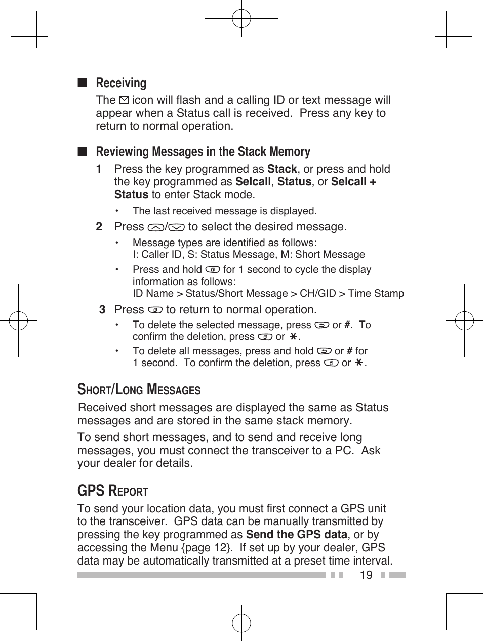 Gps r | Kenwood NEXEDGE NX-411 User Manual | Page 32 / 44