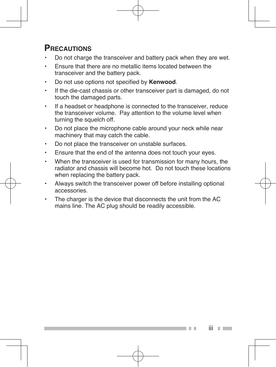 Kenwood NEXEDGE NX-411 User Manual | Page 6 / 44