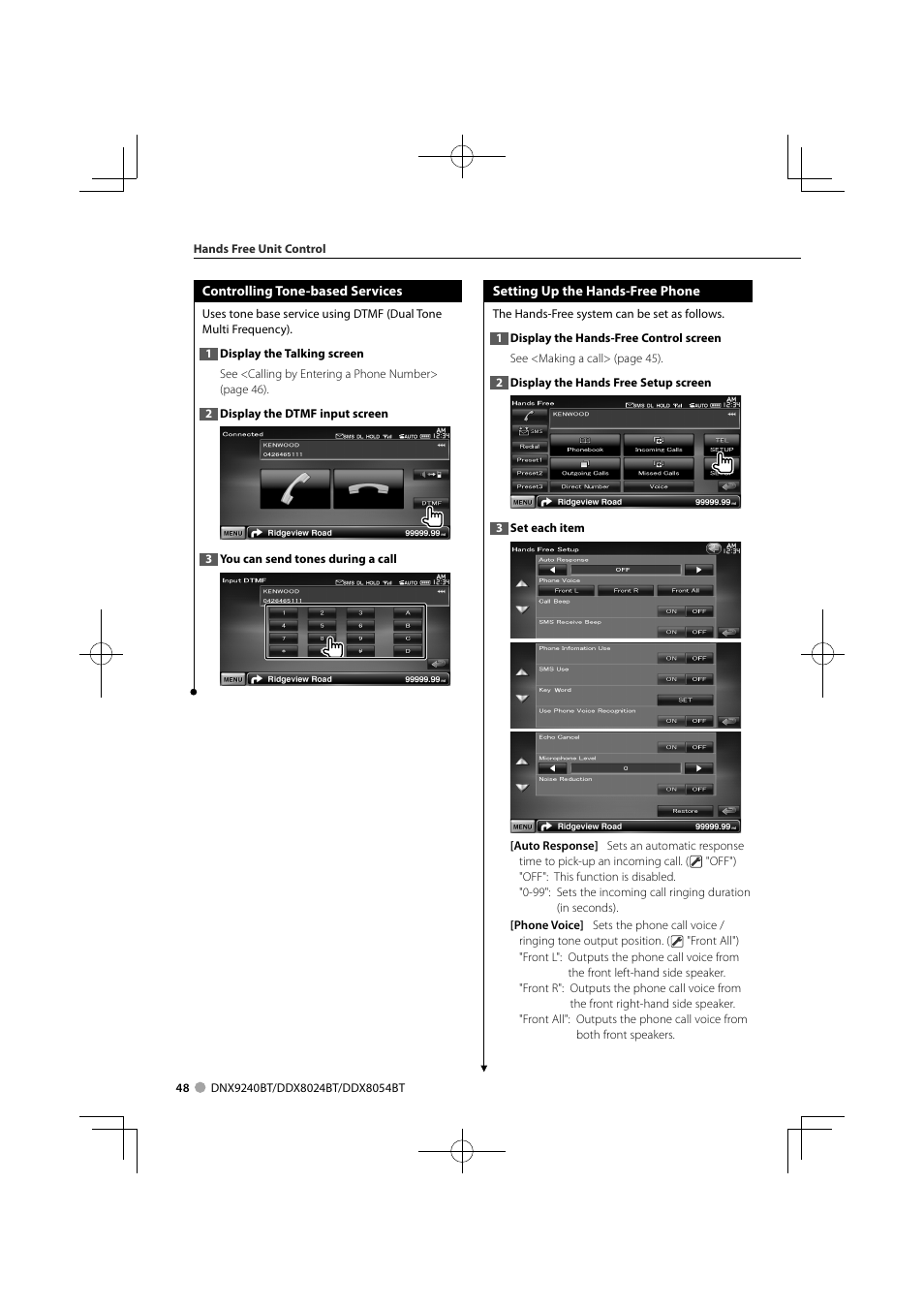 Kenwood DDX8024BT User Manual | Page 48 / 100