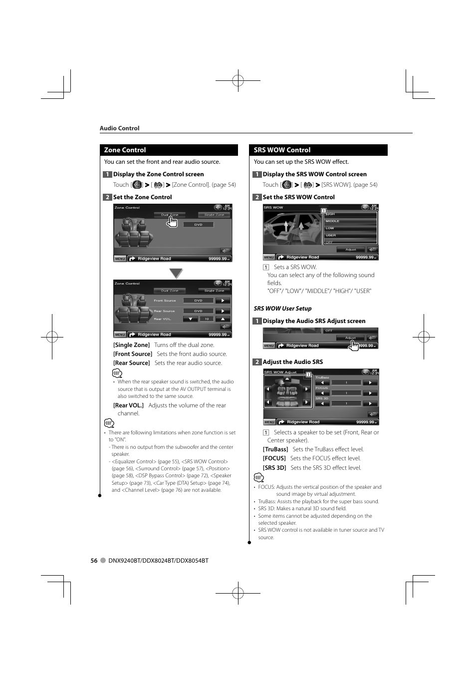 Kenwood DDX8024BT User Manual | Page 56 / 100