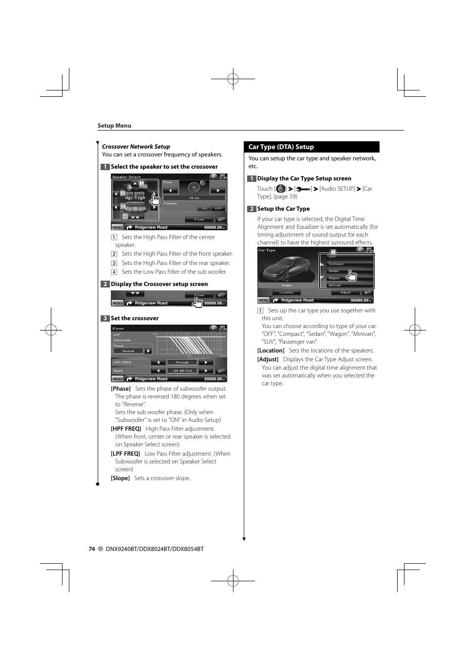 Kenwood DDX8024BT User Manual | Page 74 / 100