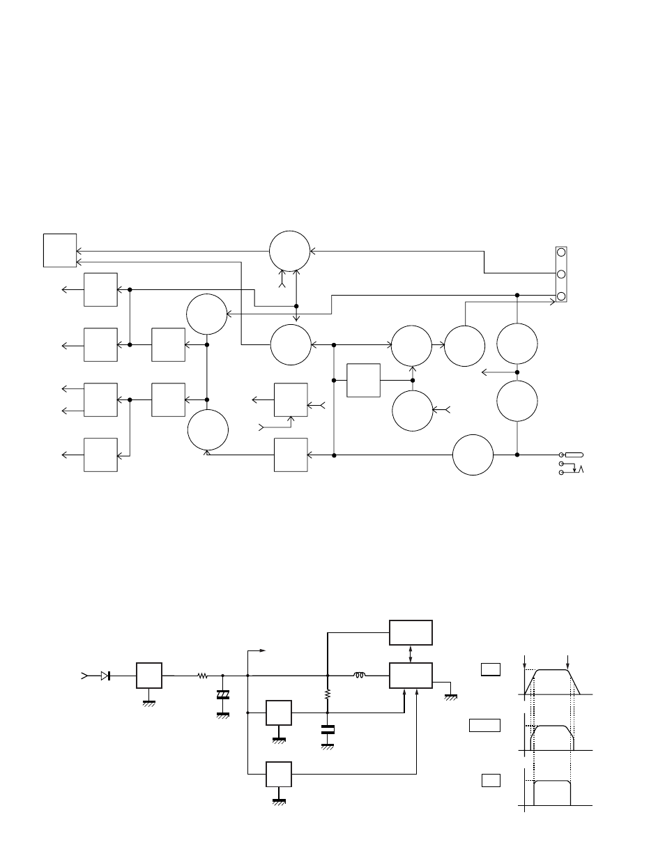 Power supply circuit, Control system, Th-k2at/k2e/k2et | Circuit description, Charging circuit, Power supply switching circuit, Battery type recognition circuit, Reset and backup circuit, Fig. 11 reset and backup circuit | Kenwood 144MHz FM TRANSCEIVER K2E User Manual | Page 10 / 63