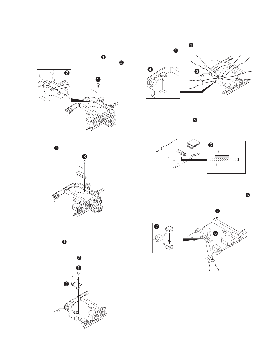 Soldering the antenna terminal, Replacing the final fet (q12), Th-k2at/k2e/k2et | Disassembly for repair | Kenwood 144MHz FM TRANSCEIVER K2E User Manual | Page 3 / 63