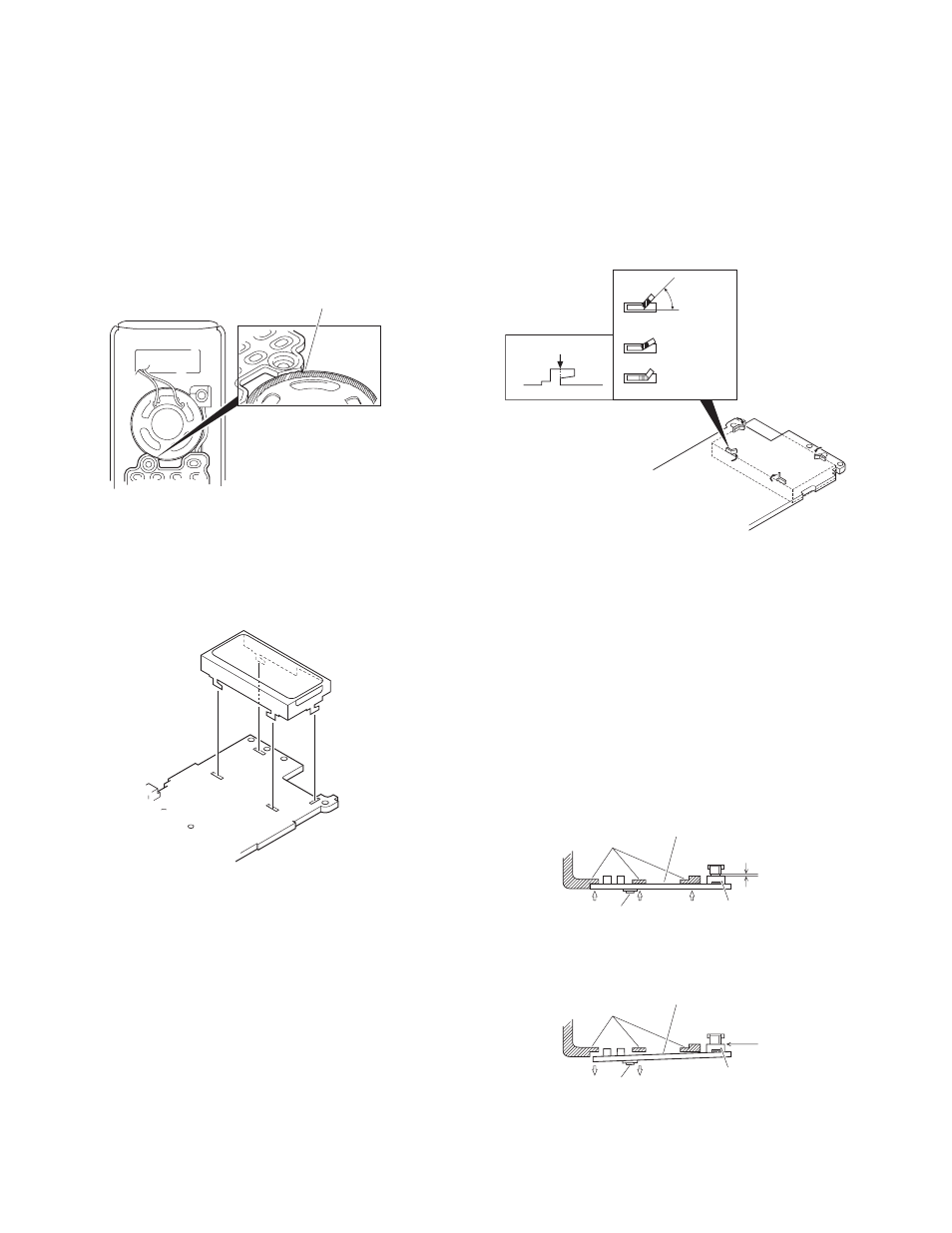 Special care and attention required for assembly, Th-k2at/k2e/k2et, Disassembly for repair | Kenwood 144MHz FM TRANSCEIVER K2E User Manual | Page 4 / 63