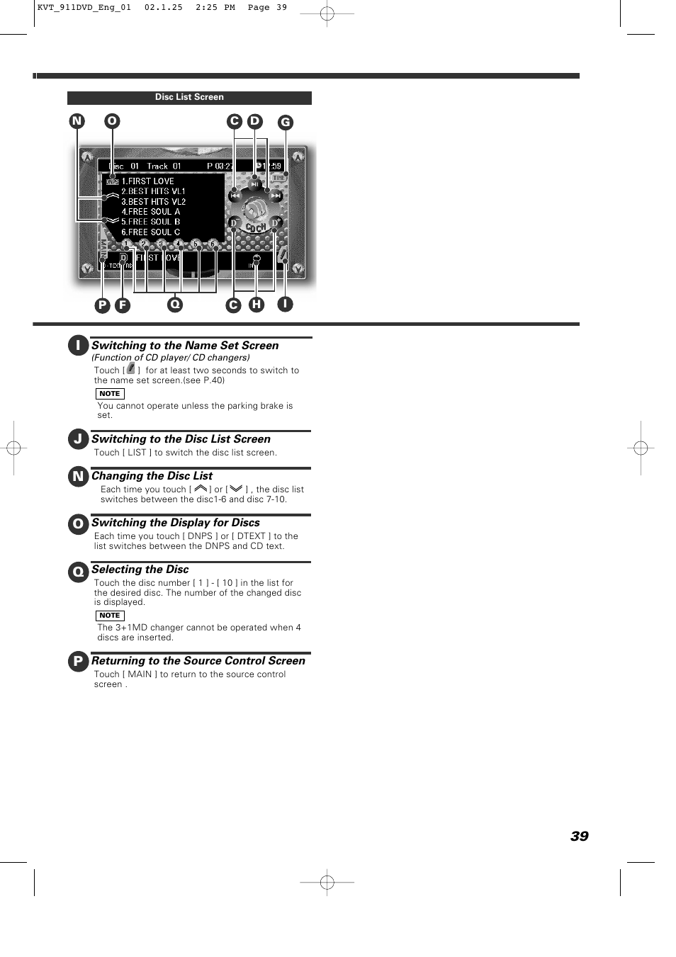 Kenwood KVT-911DVD User Manual | Page 39 / 68