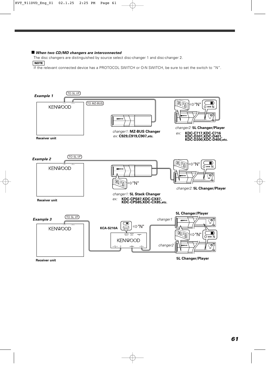 Kenwood KVT-911DVD User Manual | Page 61 / 68
