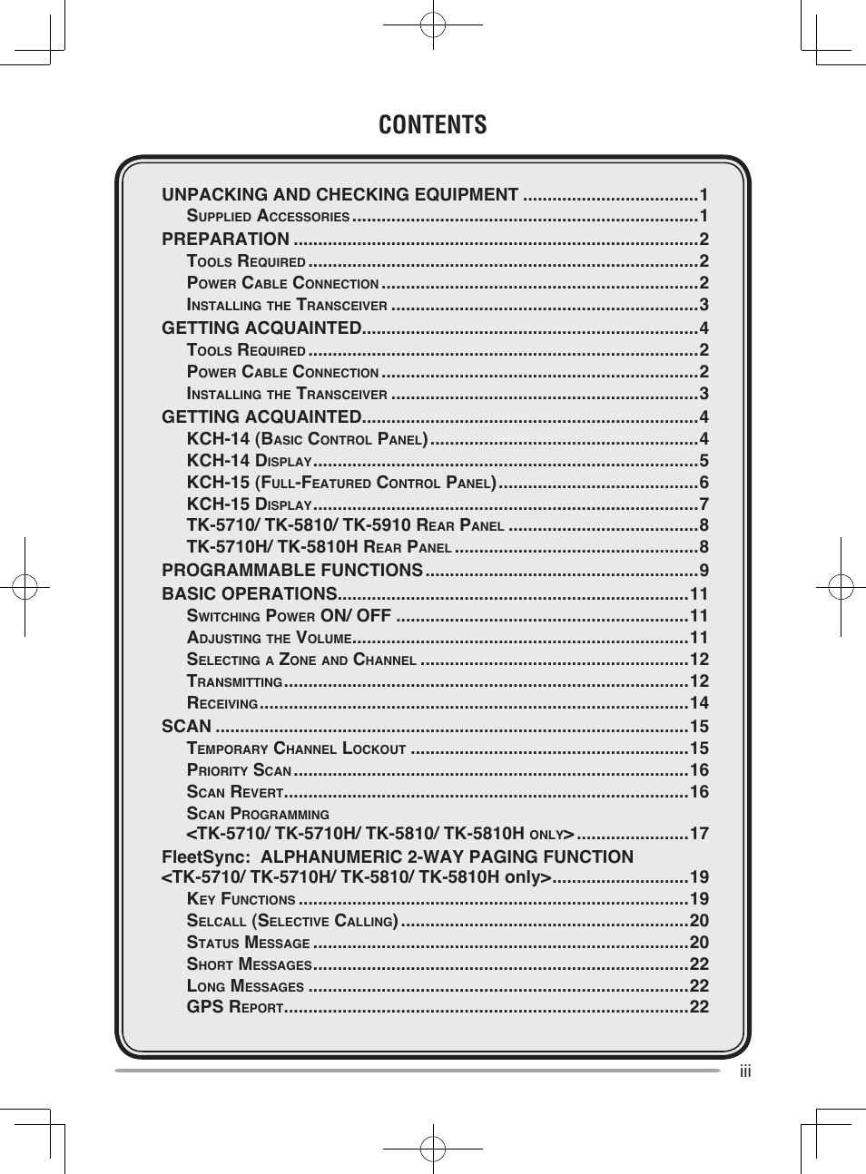 Kenwood TK-5910 User Manual | Page 5 / 44