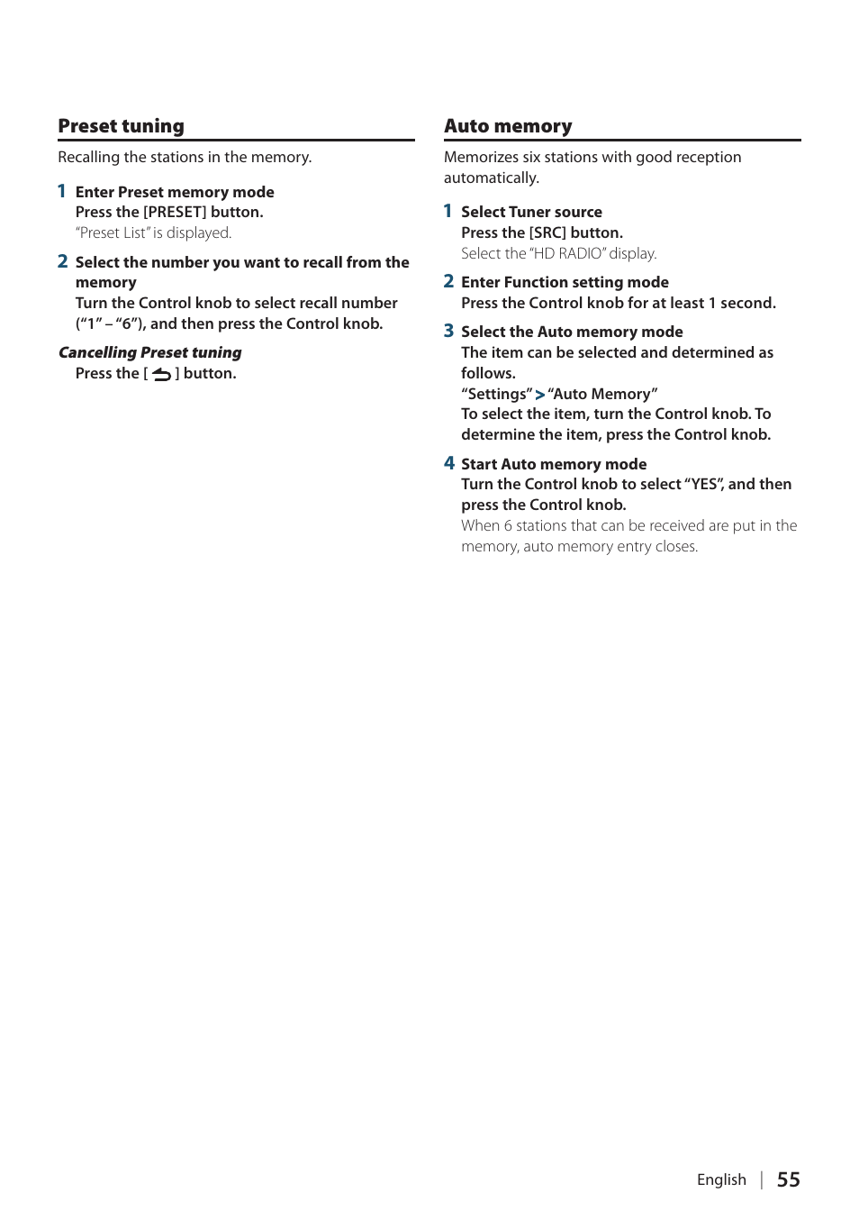 Kenwood KDC-448U User Manual | Page 55 / 71