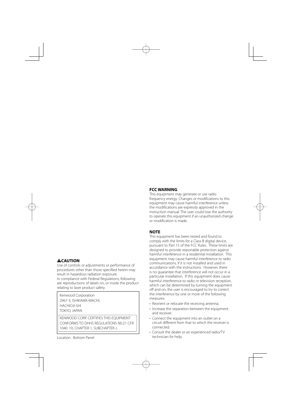 Kenwood KDC-138 User Manual | Page 56 / 56