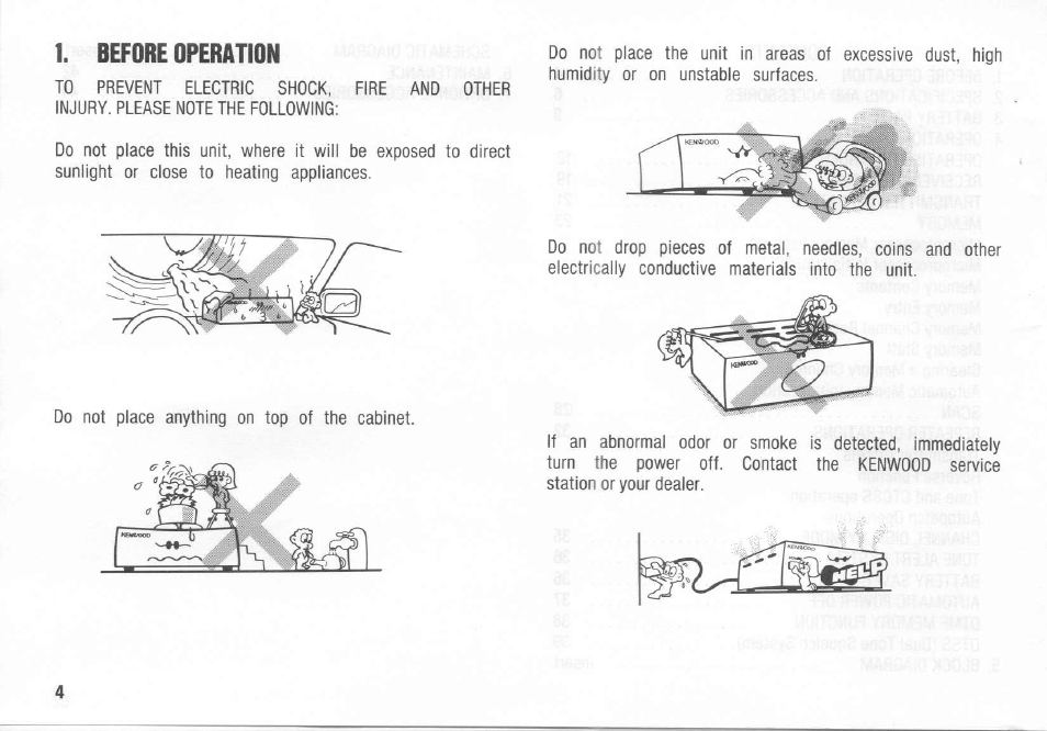 Before operation | Kenwood TH-26A User Manual | Page 4 / 50