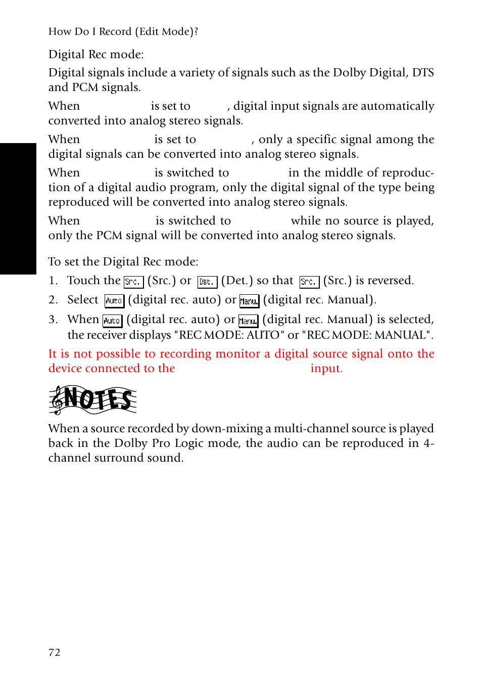 Kenwood VR-5900 User Manual | Page 80 / 118