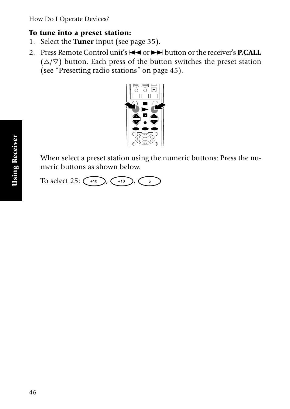 Using r eceiv er, How do i operate devices | Kenwood VR-5090 User Manual | Page 54 / 88