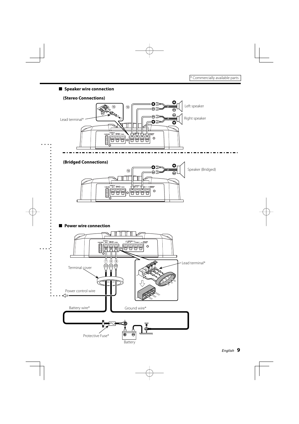 Kenwood KAC-6202 User Manual | Page 9 / 14
