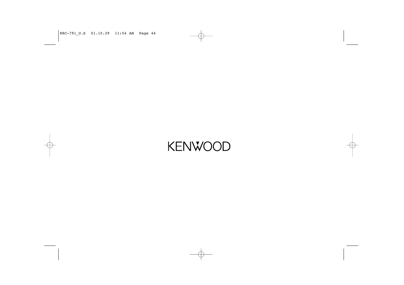 Kenwood KRC-791 User Manual | Page 42 / 42