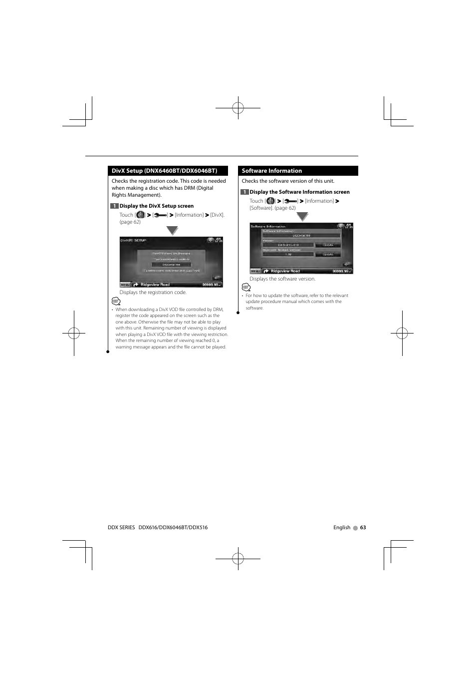 Kenwood DNX6160 User Manual | Page 63 / 100
