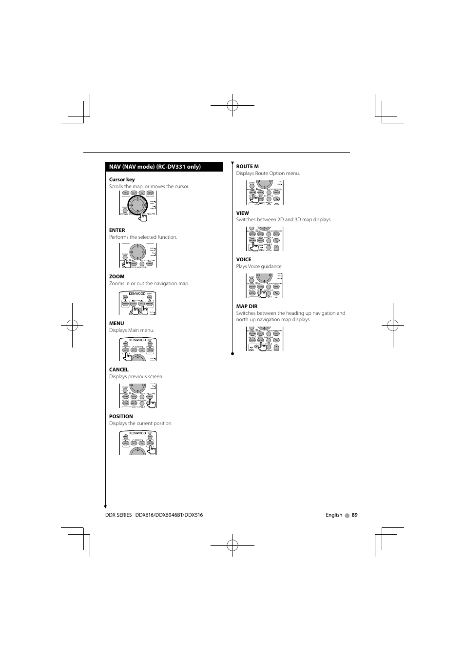 Kenwood DNX6160 User Manual | Page 89 / 100